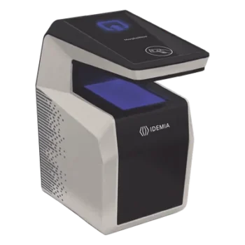 Lector de huella 3D sin contacto / Captura 4 dedos / MIFARE DESFire / Ethernet / Montaje en pared