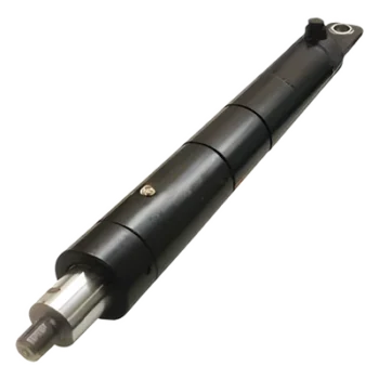 Pistón Hidráulico para Barrera Vehicular / Cilindro Articulado 20 mm / Presión 50 bar / Capacidad 1 Litro / Aleación de Aluminio Anodizado