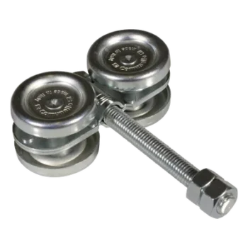Kit de Carretillas para Puertas Colgantes / 4 Ruedas con Cojinete / Carga 150 lbs (68 kg) / Acero Galvanizado / 2 Unidades