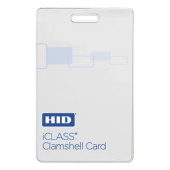 Tarjeta de Proximidad iClass / 26 Bits / Memoria 2K / Formato Clamshell Grueso / Programación Aleatoria