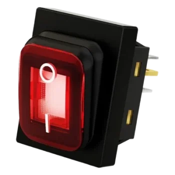 Interruptor Industrial con LED / IP65 / Contactos NO-COM-NC / Operación -40°C a 125°C / 12/24 VCC / 30A