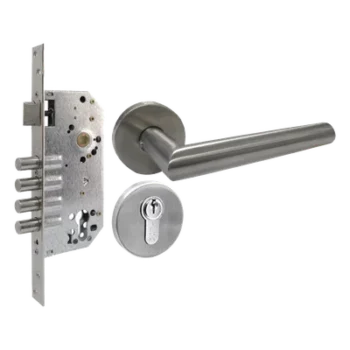 Kit de Manija y Cilindro de Alta Seguridad / Acero Inoxidable / Puerta 35-45 mm (1.38-1.77 in) / ANSI A.156.13 / Grado 2