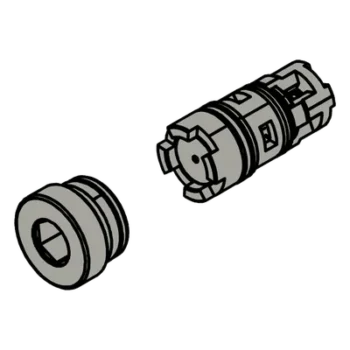 Válvula de aspiración / Compatible con actuadores serie 400, 422, 450 / Regulación precisa de flujo de aire / Control ajustable de velocidad de apertura