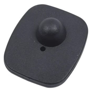 Etiqueta RF para ropa / 8.2 MHz / 70 x 58 mm / 160 cm detección / Negro