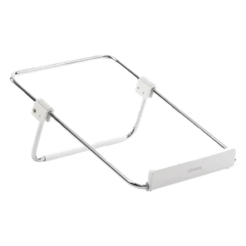 Soporte para Laptop / Plegable / Ajustable 87-132 mm / 11''-16'' / Carga 20 kg / 110g / Acero y Silicona / Plata