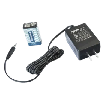 Cargador y Batería Recargable / 9 Vcc / Salida Dual 2x 9V 16 mA / Alimentación 120 Vca / Detector Portátil