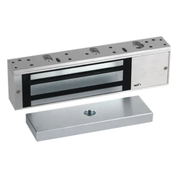 Electroimán de retención / 12-24 VDC auto-sensitiva / 1.200 lbf / 230 mA / Puerta de una sola ala / Diseño a prueba de fallos