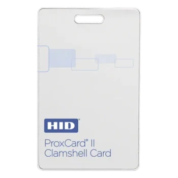 Tarjeta de Proximidad Clamshell / Rango hasta 24' (60 cm) / Formato Corporate 1000 de 48 Bits / PVC Resistente