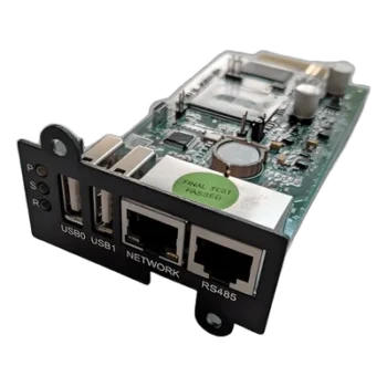 Tarjeta de Administración Remota / SNMP / HTTP / Ethernet 10/100 Mbps / Notificaciones E-mail, SMS, SNMP Traps / SSH y Telnet