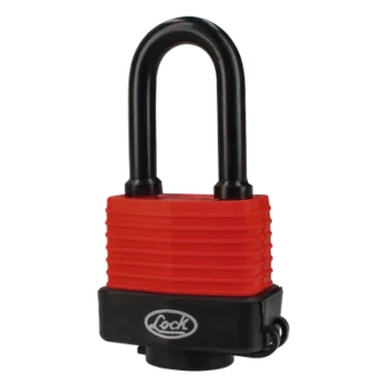Candado Comercial / Arco Largo 46 mm / Cuerpo Laminado 32 mm / Nivel de Seguridad 4 / Gancho 8 mm / Llave Estándar