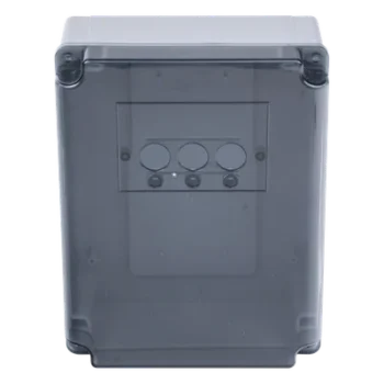 Caja de Control para Barrera / 20 x 15.2 x 5 cm / Botonera Tricolor / Compatible XBS5000 y XBF3000 / AC 130V / IP para Espacios Reducidos