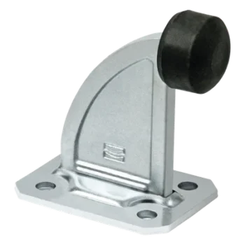 Tope de Paro / Acero Galvanizado con Tapón Nylon / Impacto 200 kg / 0.72 kg / Fijación por Taquetes