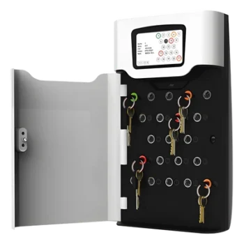 Gabinete Administrador de Llaves / RFID / 21 Llaveros / Pantalla Táctil / Código PIN / Carcasa Aluminio y ABS