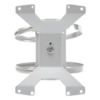 Kit de Montaje en Poste / Ajustable / Aluminio RAL 9006 / Postes 133 mm / 350 g