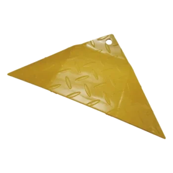 Bisel Final para Picos Ponchallantas / Acero Amarillo / 225 x 480 x 45 mm / 0.74 x 1.57 x 0.15 ft / Compatible 1 m
