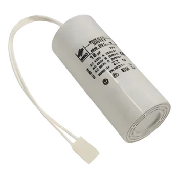 Capacitor / 18 µF / 450V / Conector integrado / Cable 150mm / FAAC 844ER