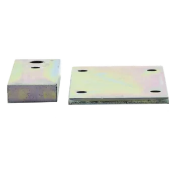 Herrajes con Placa y Montura Posterior / Alta Resistencia / Compatibilidad FAAC 400/422 / Anti-corrosión
