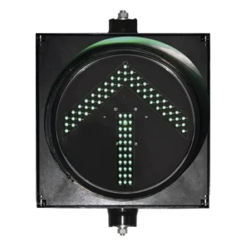 Señalización LED / Flecha Verde / 30 cm / 90 LEDs / 7 W / IP Hermético / 110 VCA