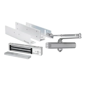 Kit Control de Acceso / Chapa Magnética 600 lbs (280 kg) / Brackets L y Z / Cierrapuertas 150 kg / UL