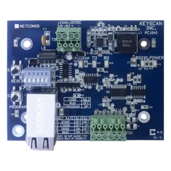 Convertidor RS232 a TCP/IP / 12 VDC / 30 m / RJ45 10/100 Base-T / 5 a 70 °C / 3.031' x 3.896'