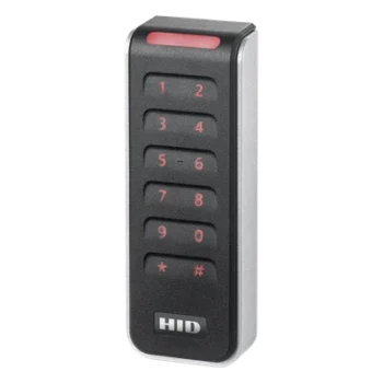 Lector de Control de Acceso / Multitecnología SEOS / Teclado Capacitivo 2x6 / NFC-BLE / Wiegand y OSDP / Montaje en Mullion