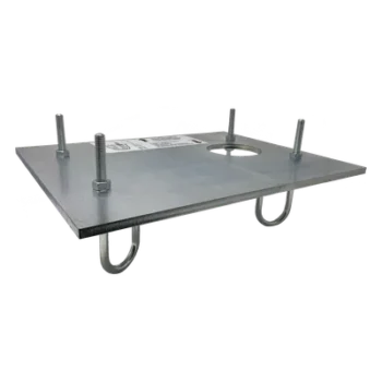 Placa de cimentación / Fijación antivibración / Compatible FAAC 884 / Refuerzo estructural