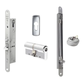 Kit de Cerradura Electromagnética / Fail Safe / Pestillo Reversible / Alta Durabilidad