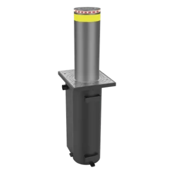Bolardo Hidráulico / Diámetro 275 mm / Elevación 600 mm / Resistencia Impacto 300,000 J / 120 Ciclos/Hora / Bomba Italiana Integrada