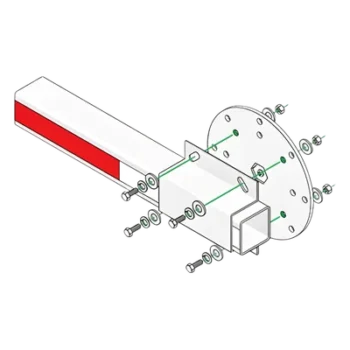 Kit de Instalación para Brazo de Barrera / Disco y Enganche de Fijación / Tornillería de Acero / Brazos de 12 ft (39.4 ft) / Barreras Serie 1601