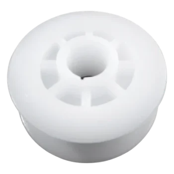 Rueda de final de recorrido / Riel tipo T / 100 kg fuerza / 2.4-5 m altura / 120 VCA / 4 ft cable