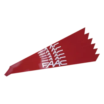 Banda Reflectante / PVC Reflectante Rojo / 150 mm Ancho / 3 mm Espesor / Alta Reflectividad / Compatible B680H