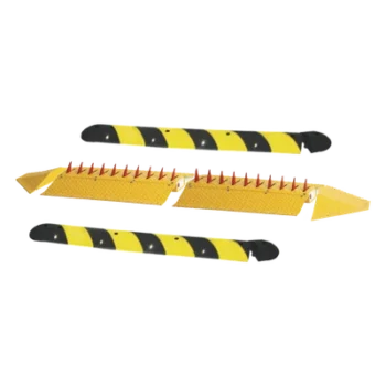 Kit de picos ponchallantas autónomo / Carriles de 7.2 ft / Sin barrera ni cableado / Resortes de activación / Acero 1/4 pulgada