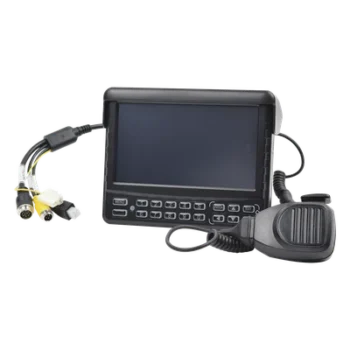 Panel de Control Táctil / Pantalla 7" / Audio Bidireccional con Megáfono / Cable 5 m (16.4 ft) / 12 VDC / -20°C a 70°C