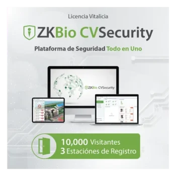 Licencia de Software / Gestión de 10,000 Visitantes Mensuales / 3 Estaciones de Registro / Compatible con PDS-3000