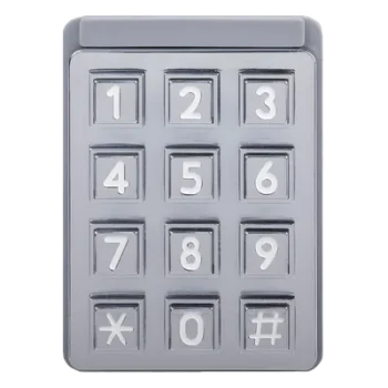 Teclado Iluminado para Portero Telefónico / Full Duplex Manos Libres / 100 Números de Teléfono / 2 Relés de Control de Acceso / Montura Empotrada 8.375' x 14' x 3.25'