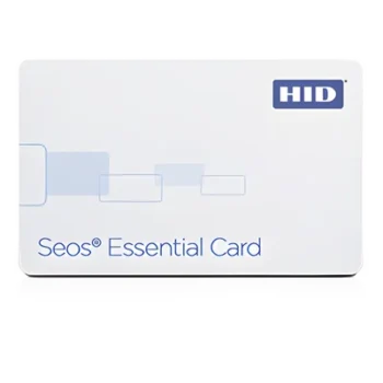 Tarjeta de Acceso Dual / SEOS Essential + Prox / 13.56 MHz y 125 kHz / PVC Resistente / Impresión Doble Cara / Formato H10301 26 Bits