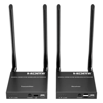 Extensor HDMI Inalámbrico / 4K@60Hz 4096x2160 / KVM Integrado / Banda 5G / Alcance 50 m (164 ft) / 1 a 4 Pantallas
