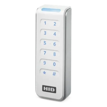 Lector de Control de Acceso / Multitecnología SEOS, iCLASS, MIFARE DESFire EV2 / Teclado 2x6 / Salida Wiegand y OSDP / RS-485 / 12 VCC
