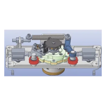 Kit de actuador mecánico giratorio / Doble solenoide de paro / Sensor de paso integrado / Placa base metálica / Compatible con torniquete DS-K3G501LX