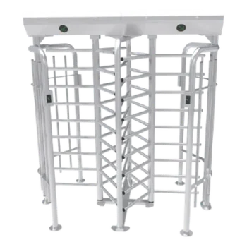 Torniquete Doble de Cuerpo Completo / 25 personas/min / IP54 / Acero Inoxidable SUS304 / Interior-Exterior / 1.90 pies de ancho de carril