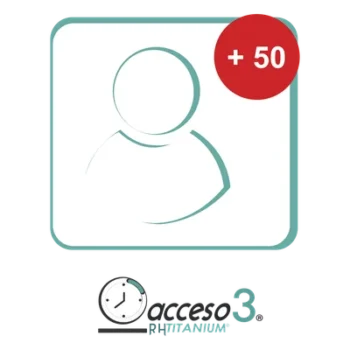 Expansión de Licencia / 50 Empleados Adicionales / Software de Control de Asistencia / Integración Nómina México / Compatible Relojes Checadores