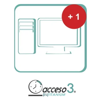 Licencia de Activación Adicional / Software Tiempo y Asistencia / 1 PC Extra o Reemplazo / Compatible con Nómina / Entrega Virtual