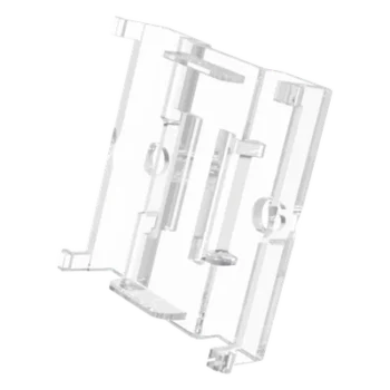 Soporte de Pared para Etiqueta Electrónica / Compatible 2.13" a 7.5" / Policarbonato Transparente / 37x36x10 mm / Diseño Modular