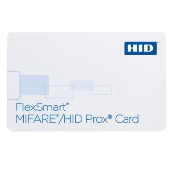 Tarjeta Dual / MIFARE Classic 13.56 MHz / HID Prox 125 kHz / Memoria 1K o 4K / Lectura hasta 11.4 cm (4.5 ft) / PVC Estándar