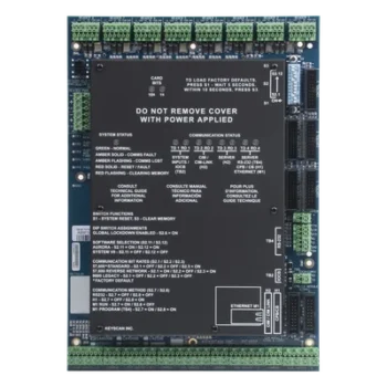 Tarjeta Principal Controlador / 8 Lectoras / 8 Puertas / 45,000 Tarjetas / TCP-IP Opcional / 16 Entradas Auxiliares / 8 Salidas Auxiliares