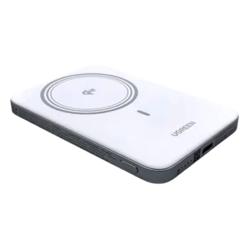 Power Bank Magnético Inalámbrico / 5000 mAh / 15W MagSafe y Qi / 20W USB-C PD 3.0 / Carga Simultánea / Ultrafino 8.6 mm (0.34 in)