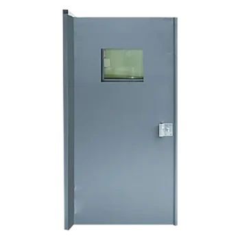 Puerta Blindada / Nivel IV AK47 / Acero Estructural / Mirilla 28x28 cm / 2.10 x 0.90 m (6.89 x 2.95 ft)