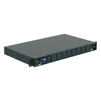 PDU Monitoreable por Toma / 8 Salidas NEMA 5-20R / Control Individual y por Grupo / 120 Vca / 15 A / 1UR Horizontal 19 in