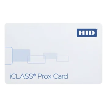 Tarjeta de Acceso Dual / iClass + HID PROX / Imprimible Doble Cara / Material PVC Reforzado / 2.13 x 3.38 x 0.003 in