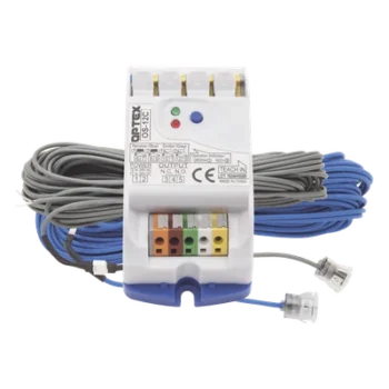 Sensor de Seguridad Infrarrojo Activo / Haz Único / Cabezales 15 mm / Puertas Automáticas / Terminales sin Tornillos